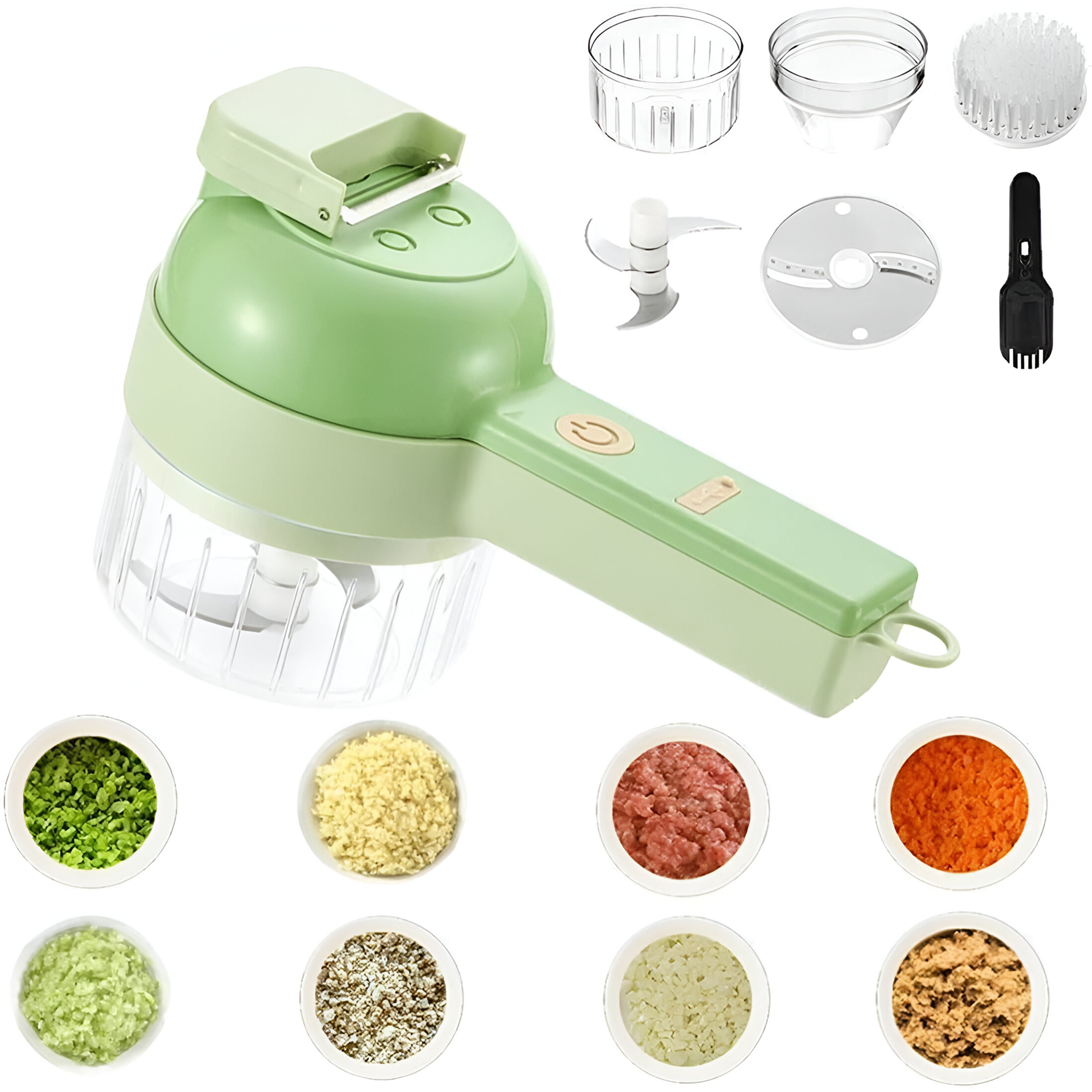 4-in-1 Portable Electric Vegetable Cutter