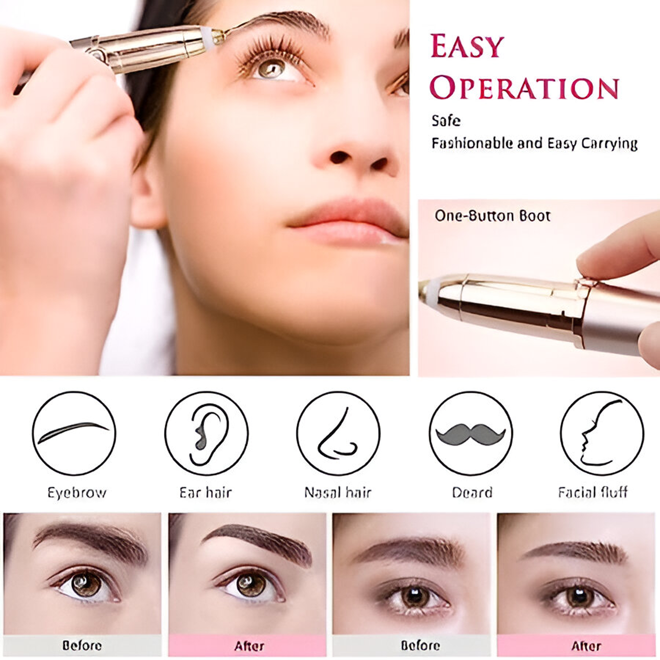 Flawless Eyebrow Trimmer