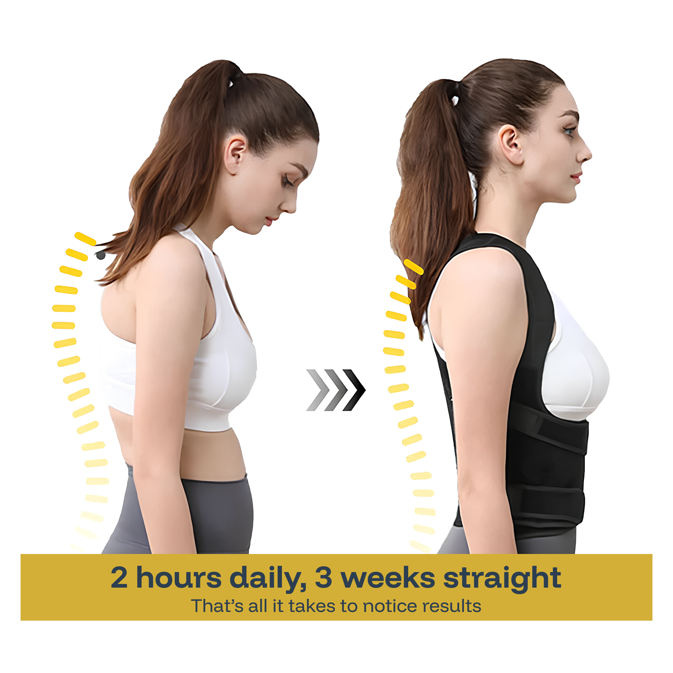 Posture PRO+ (Adjustable Posture Corrector Belt)