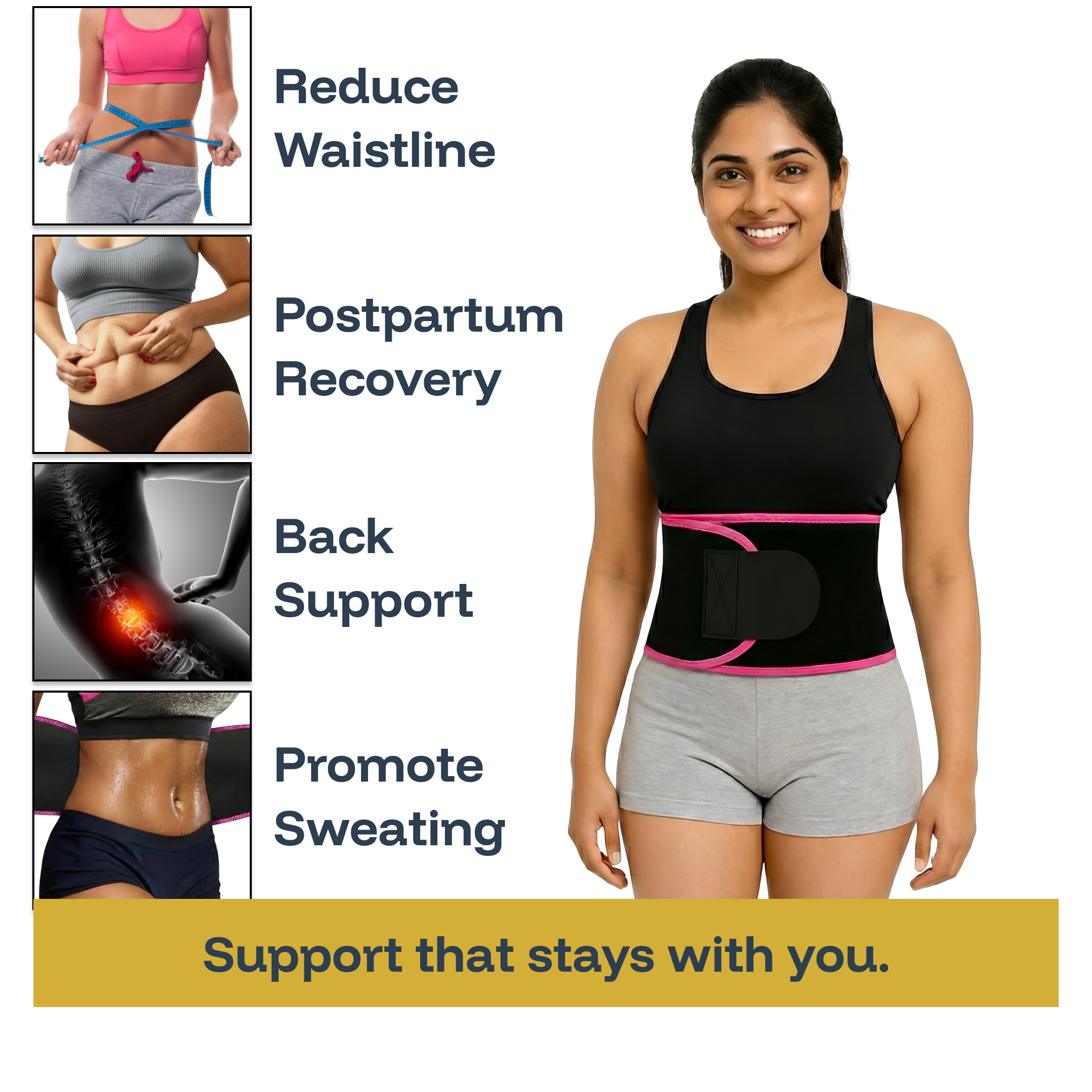Slimmer PRO (Adjustable Waist Trimmer Belt)