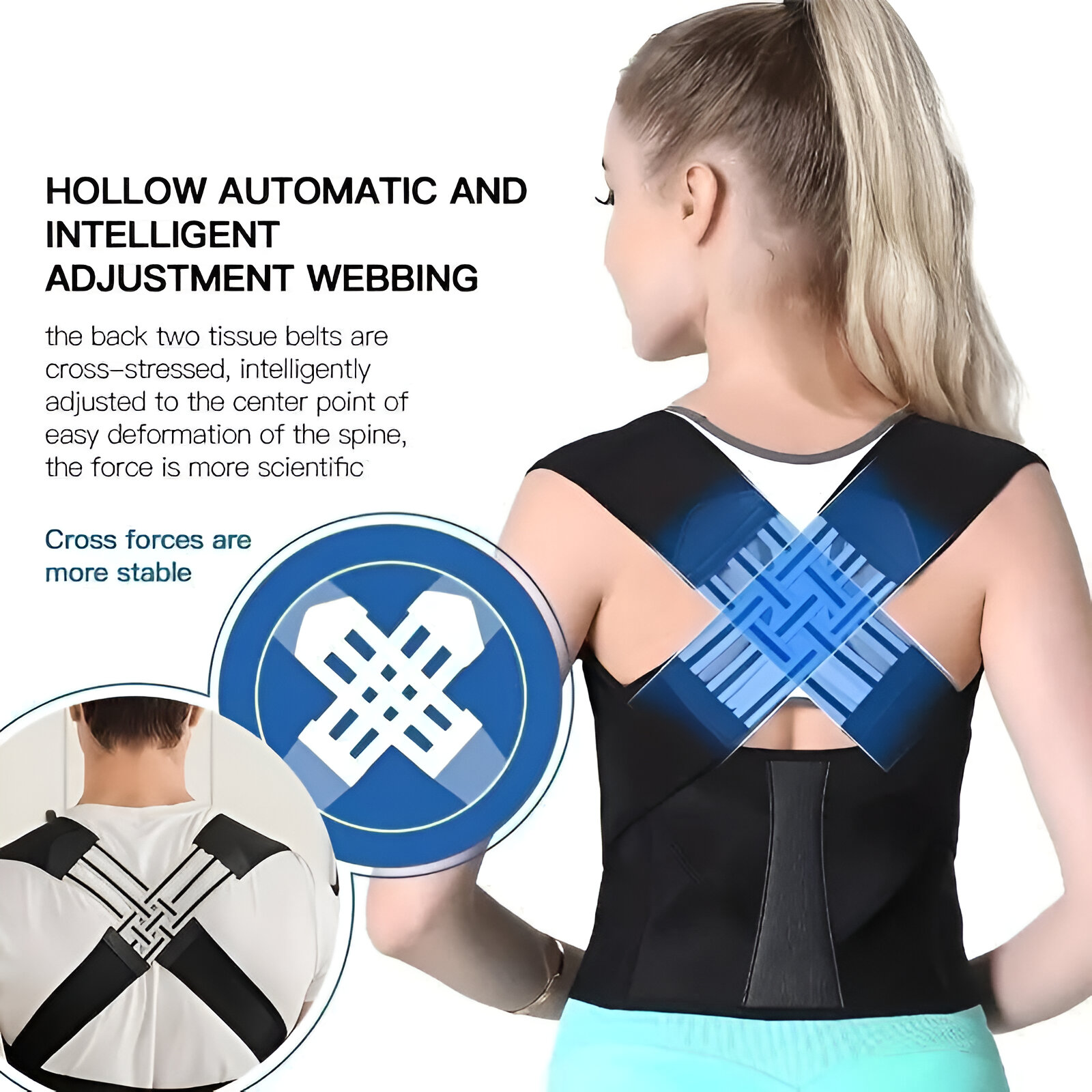 Posture PRO+ (Adjustable Posture Corrector Belt)